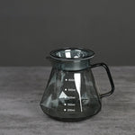 Clear Glass Coffee Maker for Filter Coffee and Teapot