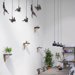 Climbing Figures Wall Decoration – Inspiring Wall Art Made of Resin and Iron