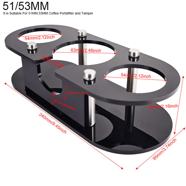 Stainless Steel Coffee Tamping Tool with Adjustable Pressure