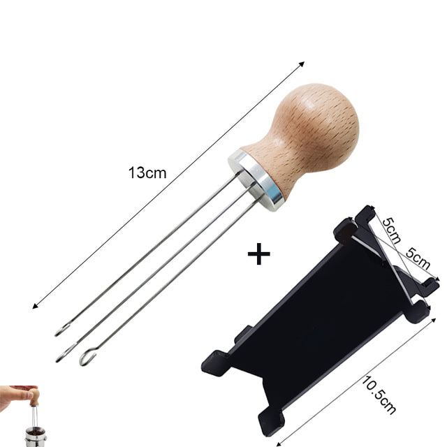 Stainless Steel Coffee Tamping Tool with Adjustable Pressure