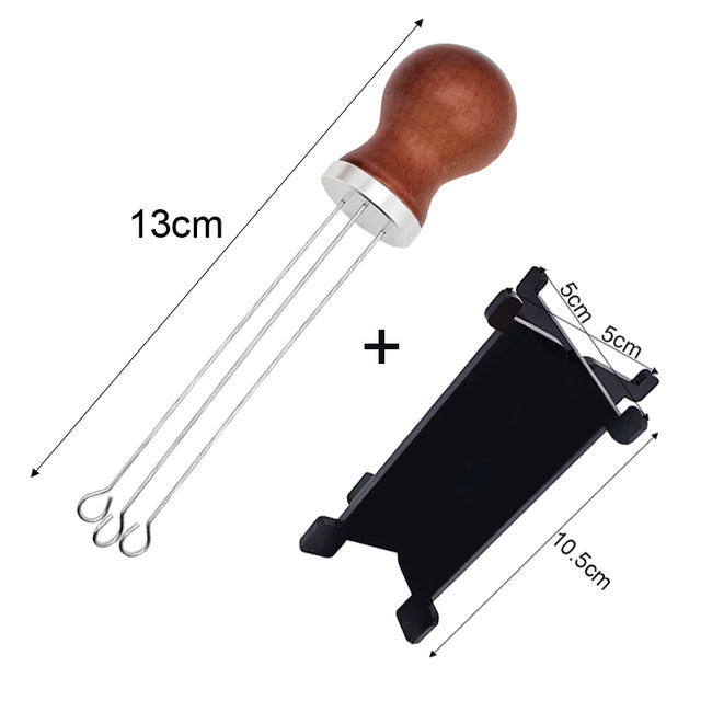 Stainless Steel Coffee Tamping Tool with Adjustable Pressure