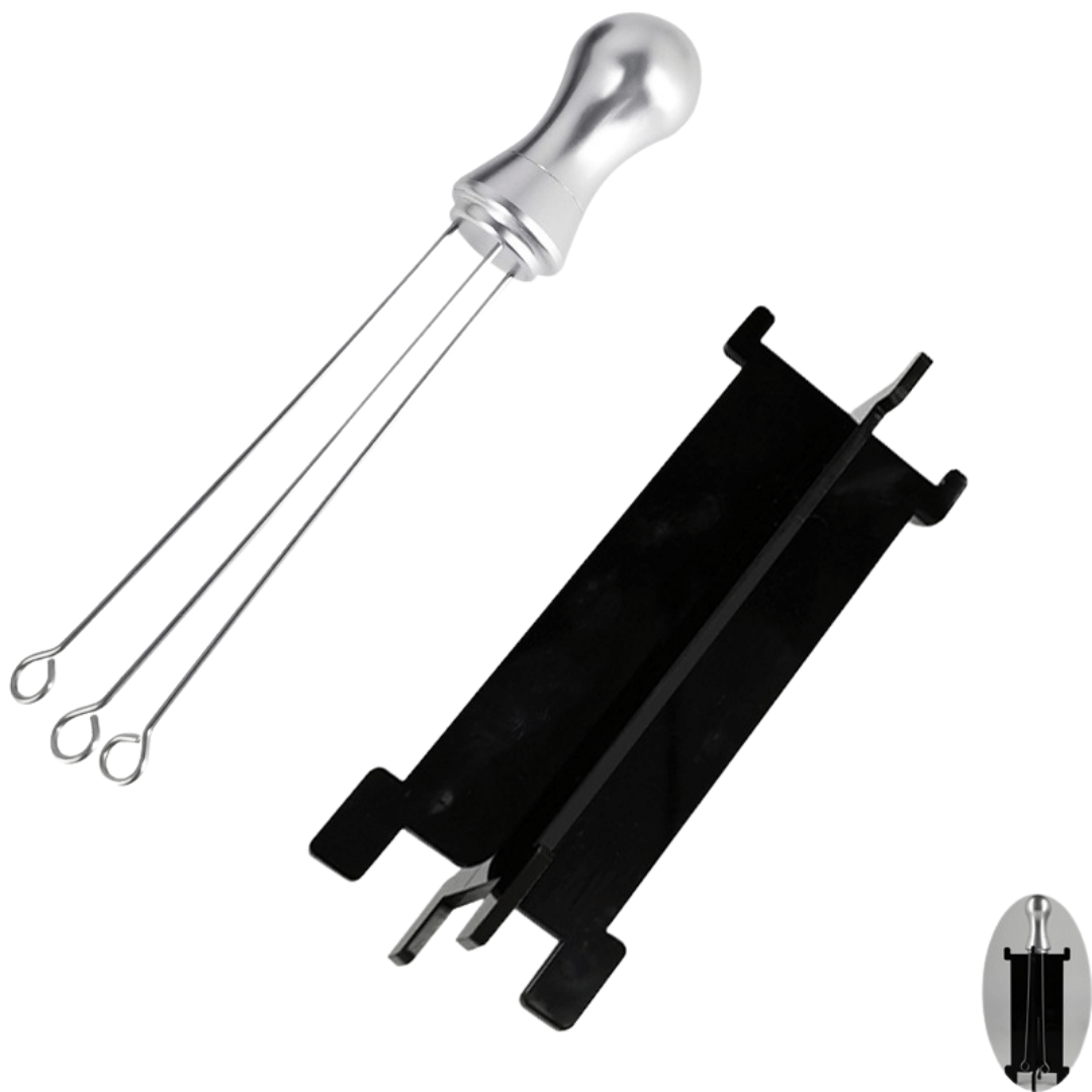 Stainless Steel Coffee Tamping Tool with Adjustable Pressure