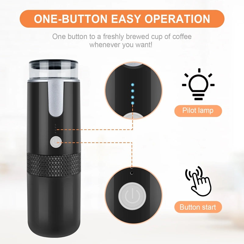 Portable 2-in-1 Coffee Maker for On the Go