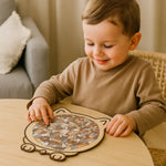 Wooden puzzle for cats