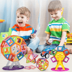 Creative Building Toy Set for Kids with Magnetic Pieces