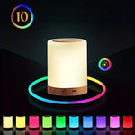 LumiGlow - Tragbares USB-Nachtlicht mit 10 Farben und 3 Modi
