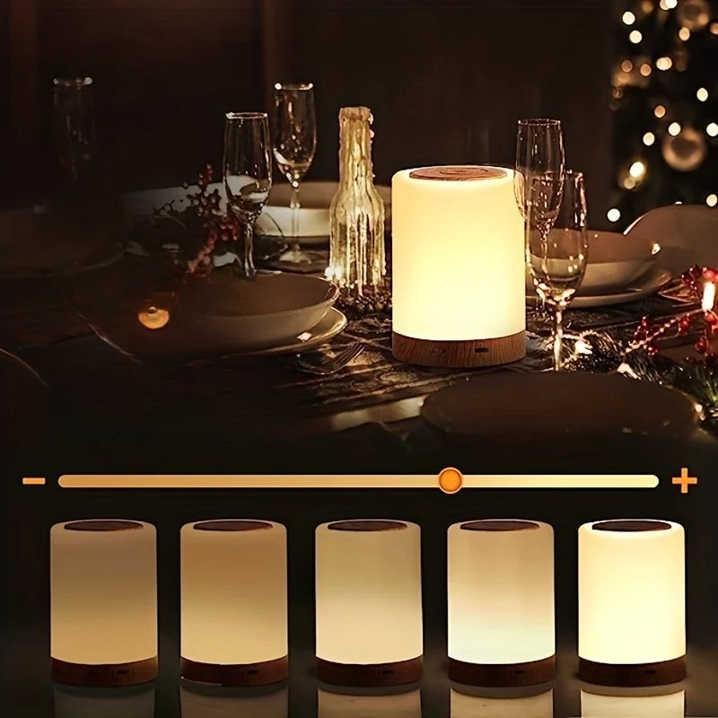 LumiGlow - Tragbares USB-Nachtlicht mit 10 Farben und 3 Modi