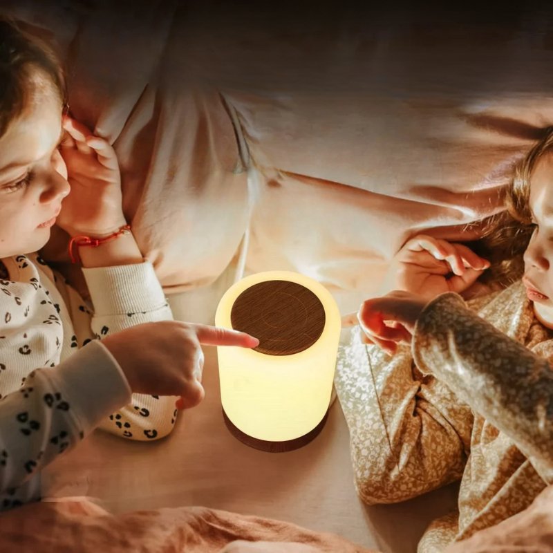 LumiGlow - Tragbares USB-Nachtlicht mit 10 Farben und 3 Modi