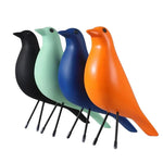 Bunte Vogelhaus Skulptur aus Harz – Dekoratives Ornament