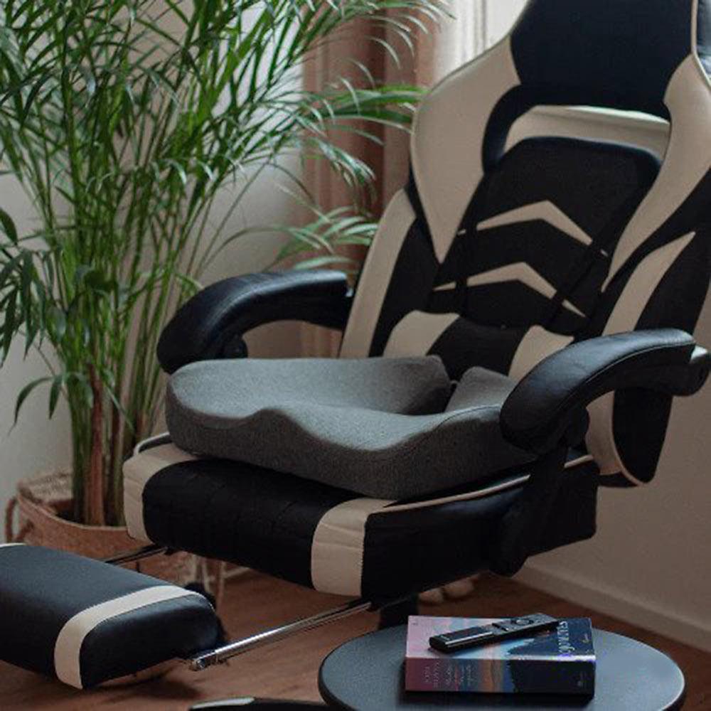Ergonomisches Sitzkissen aus Memory-Schaum für Rücken und Steißbein