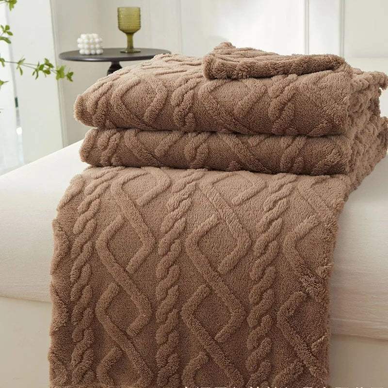 Warmth Provider - Fluffy Fleece Travel Blanket