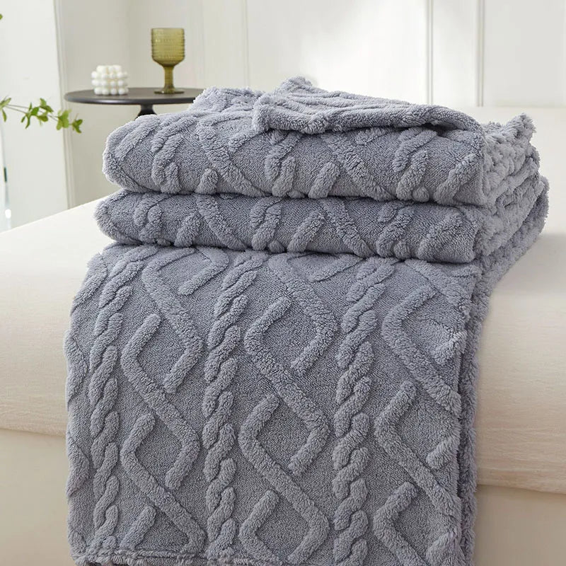 Warmth Provider - Fluffy Fleece Travel Blanket