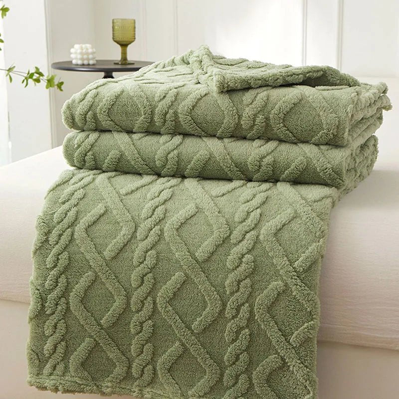 Warmth Provider - Fluffy Fleece Travel Blanket