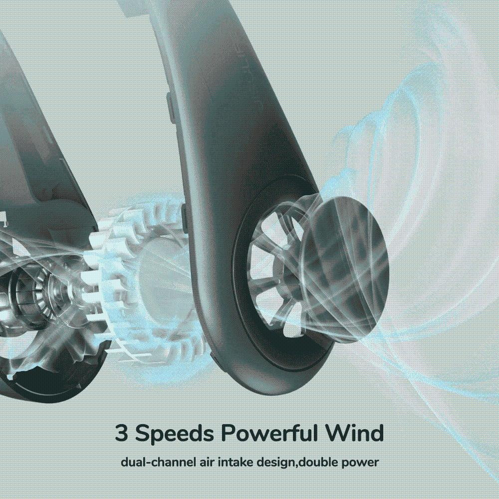 Portable Neck Fan with USB Charging