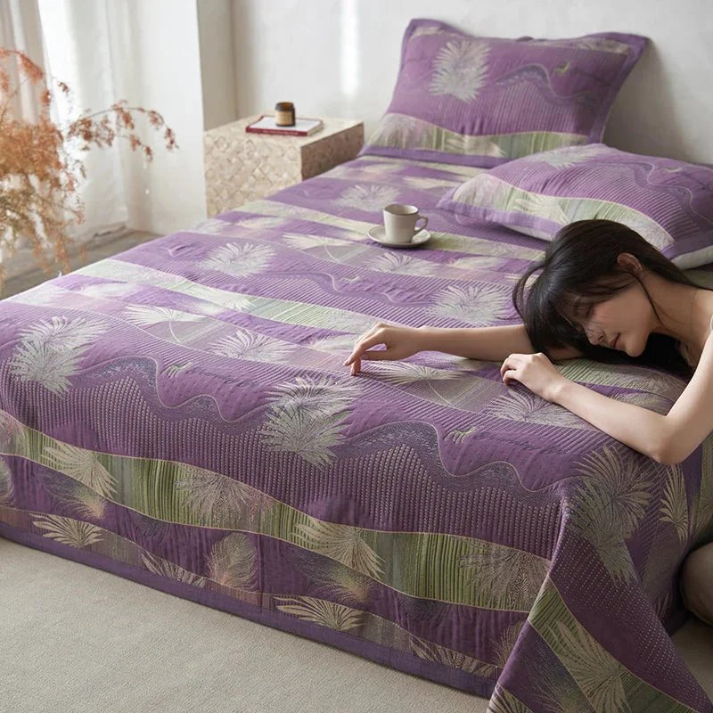 Harmonia – Elegant Cotton Quilted Blanket for All Seasons