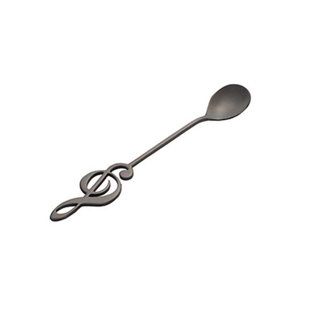 Creative Spoon with Music Note Pattern - Coffee Stirring Spoon