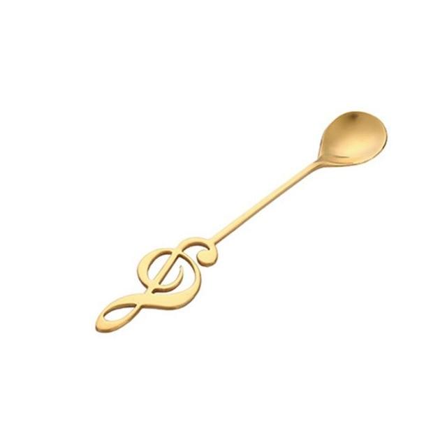 Creative Spoon with Music Note Pattern - Coffee Stirring Spoon