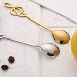 Creative Spoon with Music Note Pattern - Coffee Stirring Spoon