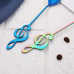 Creative Spoon with Music Note Pattern - Coffee Stirring Spoon
