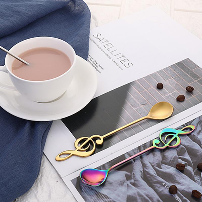 Creative Spoon with Music Note Pattern - Coffee Stirring Spoon