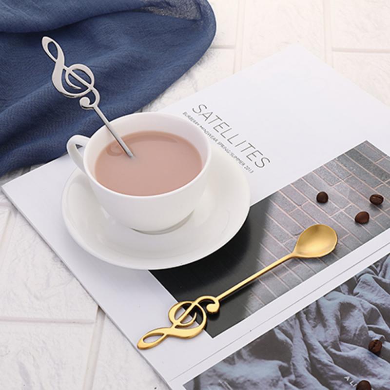 Creative Spoon with Music Note Pattern - Coffee Stirring Spoon