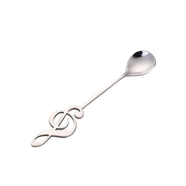 Creative Spoon with Music Note Pattern - Coffee Stirring Spoon