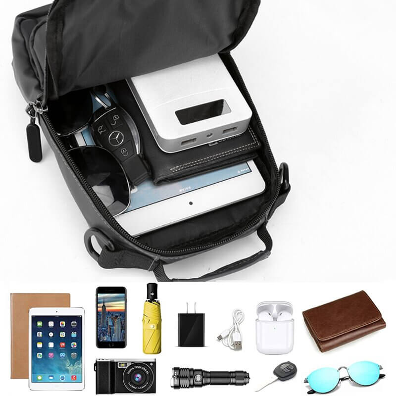 Waterproof Oxford Shoulder Bag in Modern City Style
