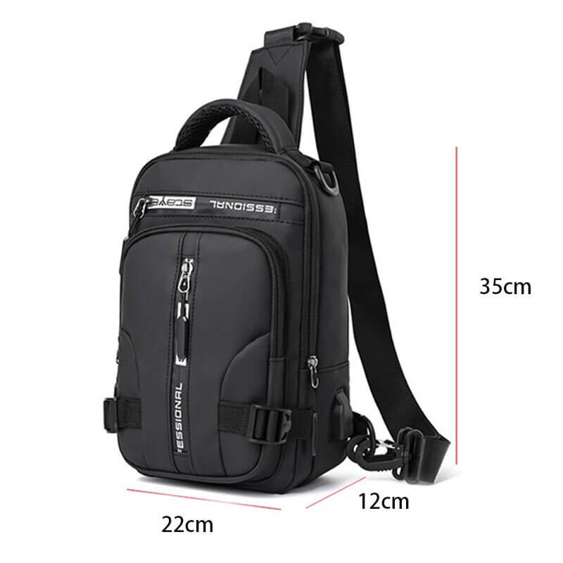 Waterproof Oxford Shoulder Bag in Modern City Style