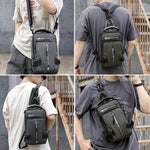 Waterproof Oxford Shoulder Bag in Modern City Style