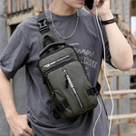 Waterproof Oxford Shoulder Bag in Modern City Style