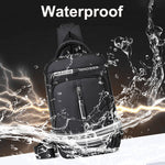 Waterproof Oxford Shoulder Bag in Modern City Style