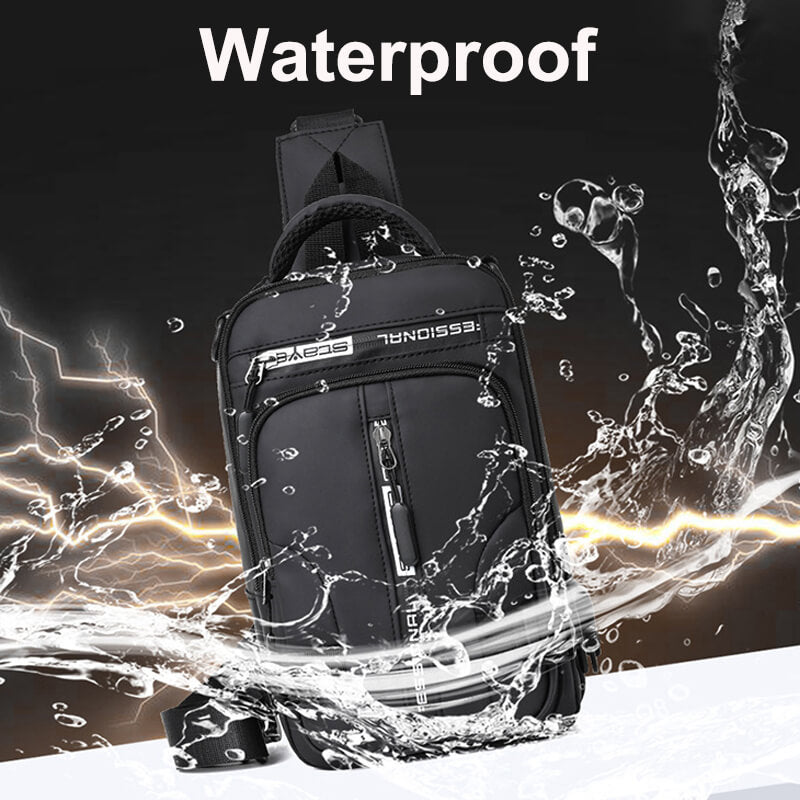 Waterproof Oxford Shoulder Bag in Modern City Style