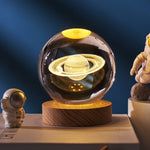 3D Crystal Ball Lamp with Light