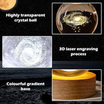 3D Crystal Ball Lamp with Light