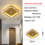 Luminex | Motion-Activated LED Ceiling Light with Sensor | Energy-Saving | Ideal for Hallways & Bathrooms