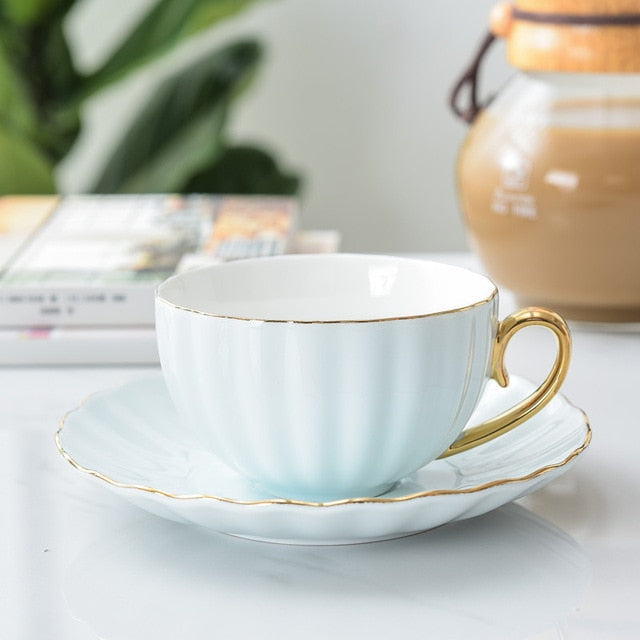 Creative Porcelain Cup and Saucer – Cute Design