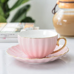 Creative Porcelain Cup and Saucer – Cute Design