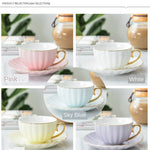 Creative Porcelain Cup and Saucer – Cute Design