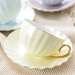 Creative Porcelain Cup and Saucer – Cute Design