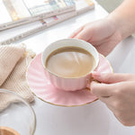 Creative Porcelain Cup and Saucer – Cute Design