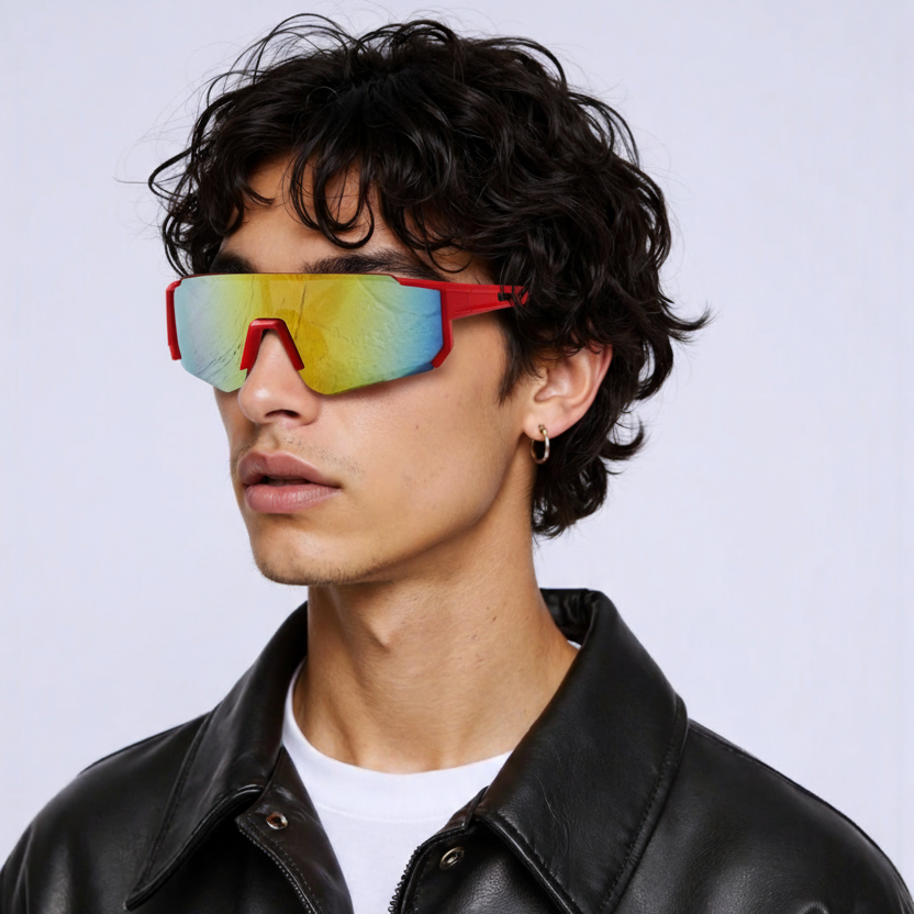 Aktive Sonnenbrille mit UV-Schutz für Sportbegeisterte