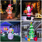 Christmas decorations – snowman or Christmas tree with lighting