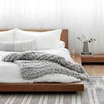 Cozy knitted blanket for ultimate comfort