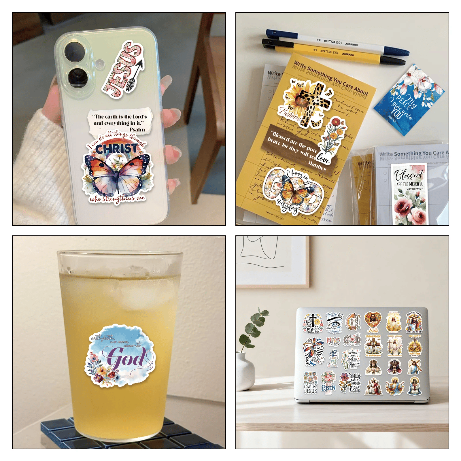 Inspiriertes Sticker-Set für deine Glaubensreise