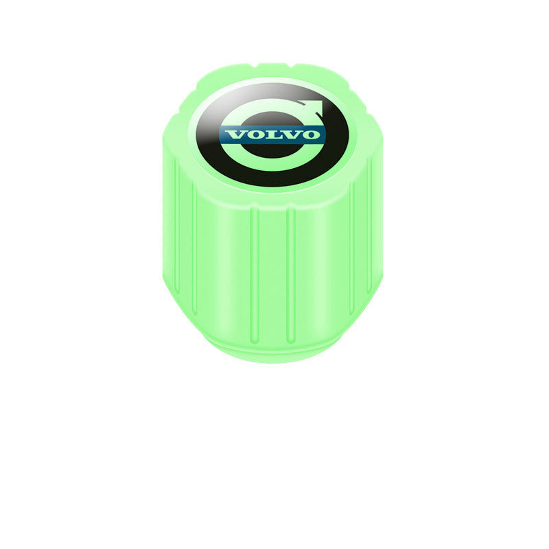 20er-Pack Neon-Grüne Leuchtende Ventilkappen für Reifen – Ohne Batterie, Universelle Passform