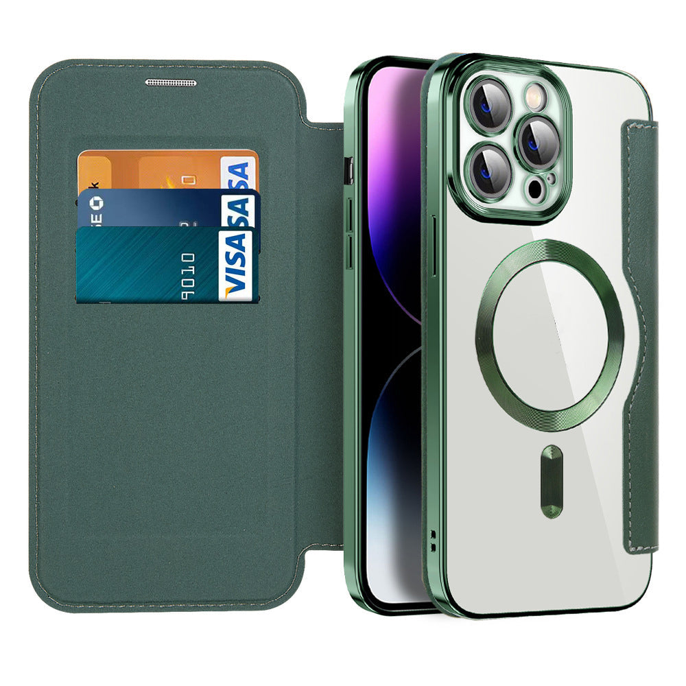 Elegante Magnetische Handytasche für iPhone 11-14