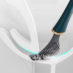 Hygienische Silikon-Toilettenbürste im modernen Look