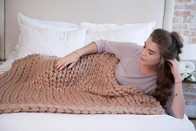 Cozy knitted blanket for ultimate comfort