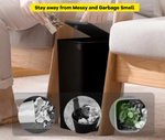 10L Badezimmer Mülleimer mit EcoPress-Funktion