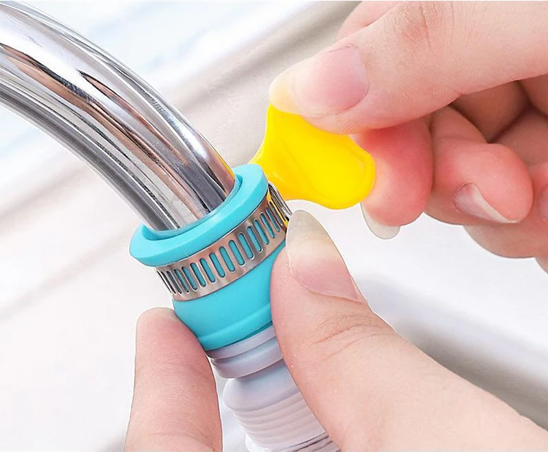 Universal Faucet Attachments with 360° Rotation and Water-Saving Function